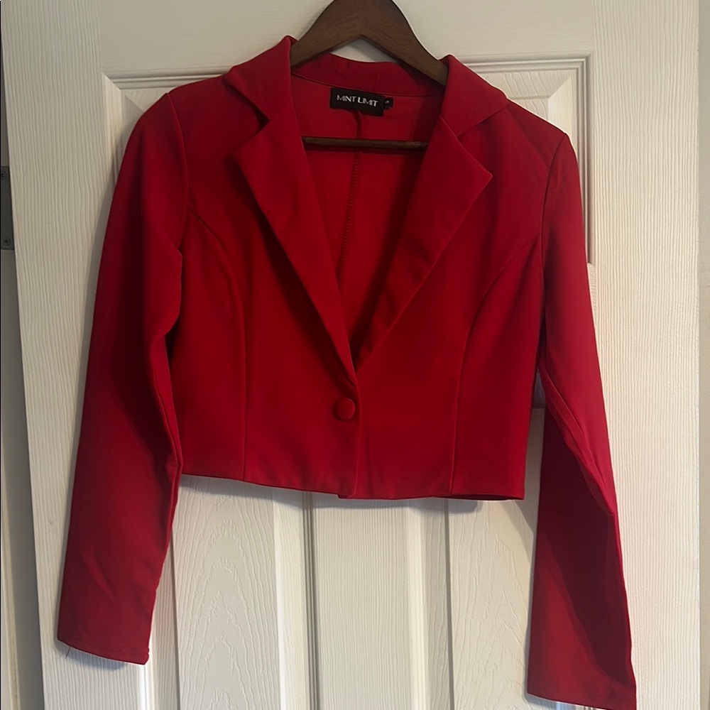 Women's Red Blazer